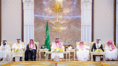 فهد اليوسف يهنئ ولي العهد السعودي بعيد الأضحى المبارك