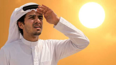 ارتفاع ملحوظ بالحرارة