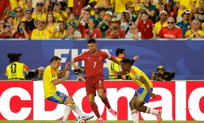 البرتغال وكولومبيا