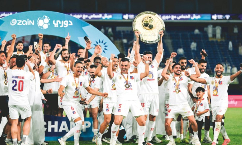 الأبيض يتوج مساء اليوم بلقب الدوري الممتاز للمرة الخامسة تواليا